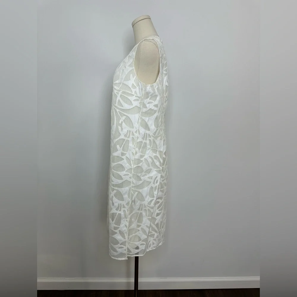 Akris Punto Faux Leather Leaves Dress - Picture 7 of 10